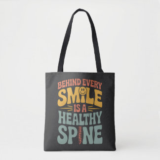 Smile Gesunder Spine Chiropraktor Zitat Design
