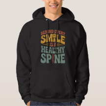 Smile Gesunder Spine Chiropraktor Zitat Design