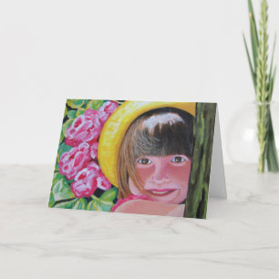 Smile Girl Card Karte
