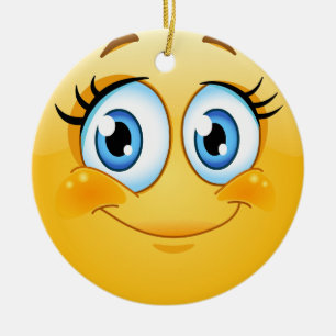 Smile Happy Face Friendship Ornamenet - SRF Keramikornament