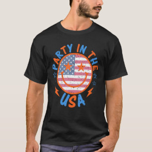 Smile Happy Face Party in der US-amerikanischen Fa T-Shirt