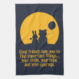 Smile, hope, courage geschirrtuch