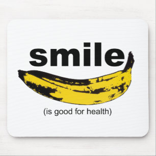 SMILE ist gut für die Gesundheit Mousepad