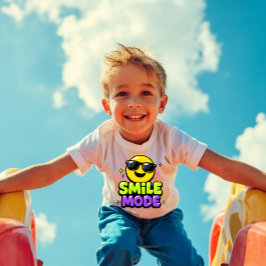 Smile Mode Y2K Kinder T-Shirt