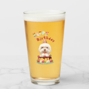 Smile Pup: Alles Gute zum Geburtstag Bichon & Kuch Glas