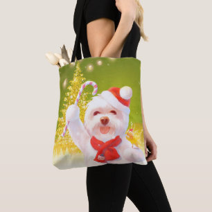 Smile Pup: Weihnachtsfreude Bichon Hund