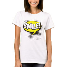 SMILE RETRO T SHIRT