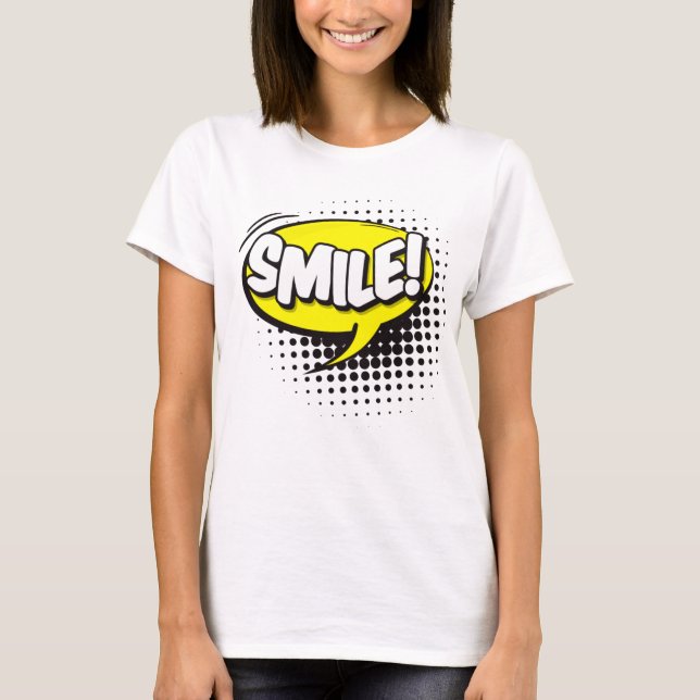 SMILE RETRO T SHIRT (Vorderseite)