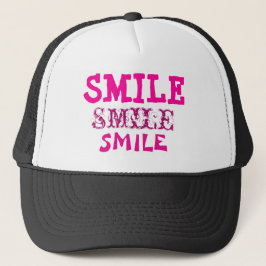 Smile Smile Smile Trucker Hat Truckerkappe