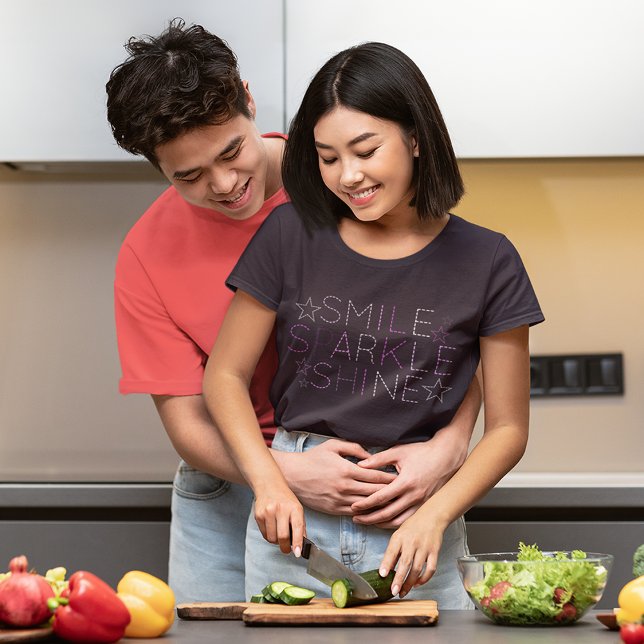 Smile Sparkle Shine T-Shirt (Von Creator hochgeladen)