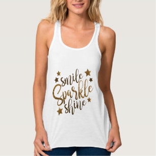 Smile Sparkle Shine Tank Top