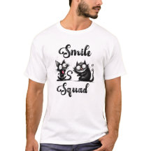 Smile Squad mit lustigem Katzen-Design