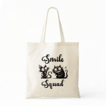 Smile Squad mit lustigem Katzen-Design