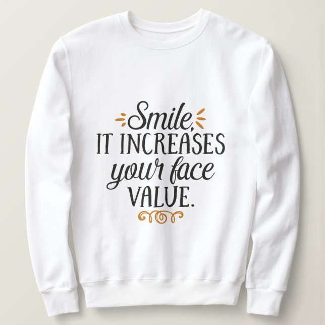 Smile Sweatshirt (Design vorne)
