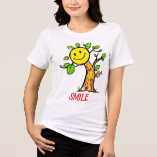 "Smile Tree" Positive Vibes Tri-Blend Shirt