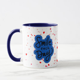 Smile Typografie Tasse