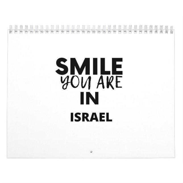 SMILE YOU ARE IN  ISRAEL KALENDER (Titelbild)