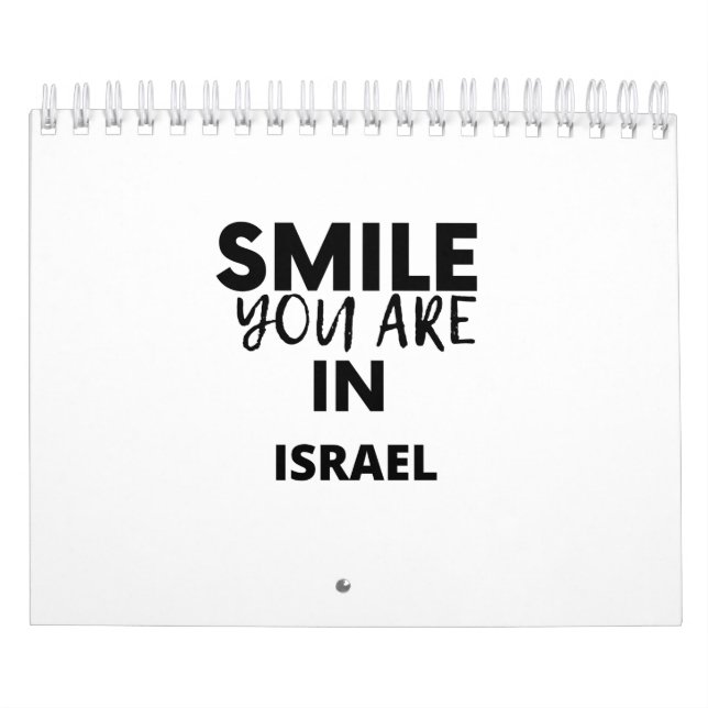 SMILE YOU ARE IN  ISRAEL KALENDER (Titelbild)