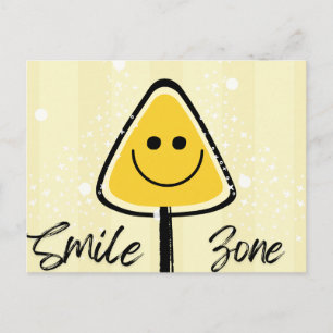 Smile Zone Postkarte – Lustige Gute-Laune-Karte