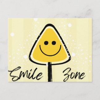 Smile Zone Postkarte – Lustige Gute-Laune-Karte