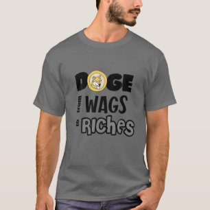 Smilecryptos Funny Dogecoin Dog Riches Cryptocurre T-Shirt