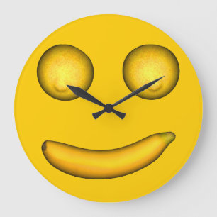 Smilemonana Große Wanduhr