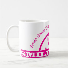 Smilepower rosa kaffeetasse