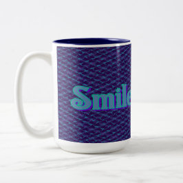 Smileskitch-'Tanker'-Tasse Zweifarbige Tasse