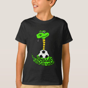 Smileteesfunnya Lustige Grüne Python-Schlange Und T-Shirt
