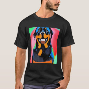 Smileteespas Rottweiler Welpen Art T-Shirt