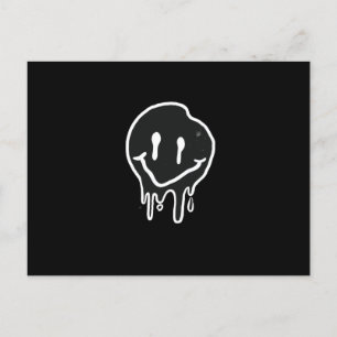 Smiley Black Postkarte