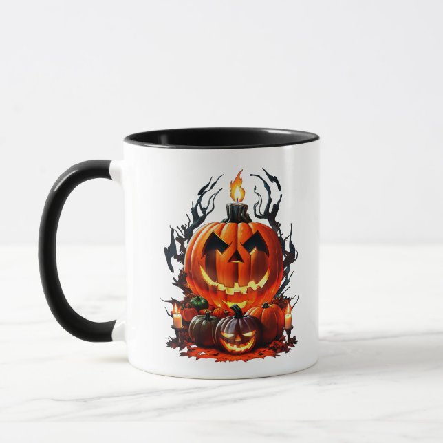 Smiley, der Jack von Lantern Tasse (Links)