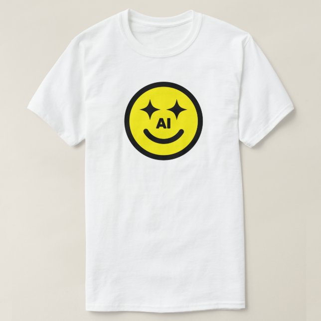 Smiley Face AI™ T-Shirt (Design vorne)