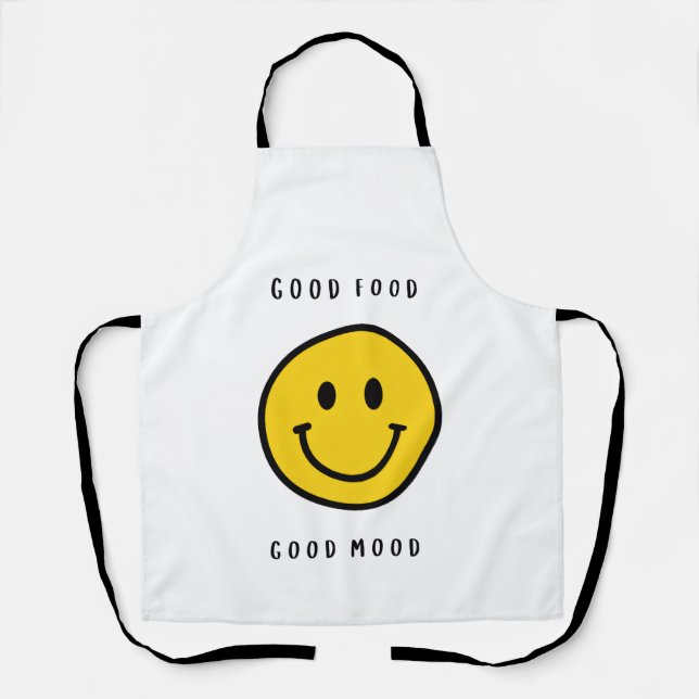 Smiley-Gesicht, Emoji-Gesicht  Schürze (Vorderseite)