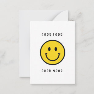 Smiley-Gesicht Geschenk, Emoji-Gesicht  Mitteilungskarte
