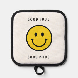 Smiley-Gesicht-Topflappen, Emoji-Gesicht Topflappen
