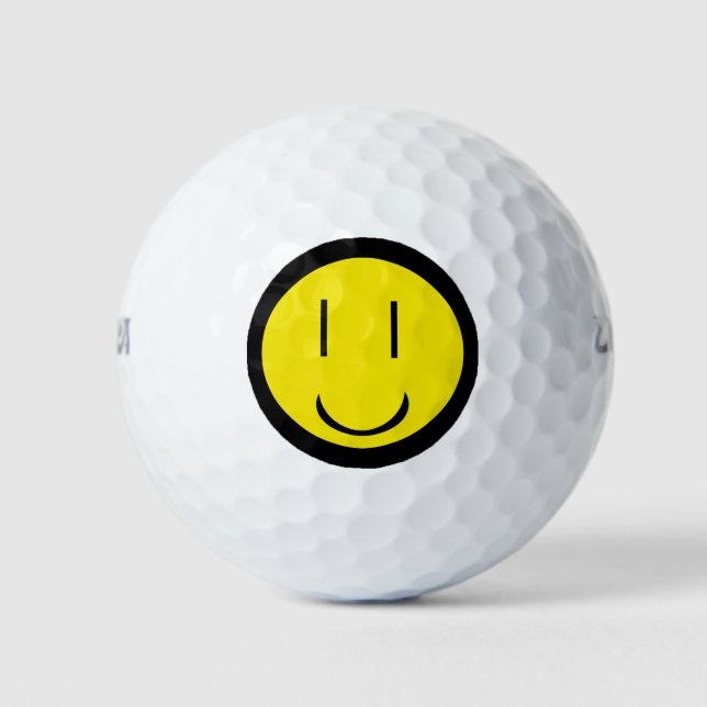 Smiley Golf Balls Golfball (Vorderseite)