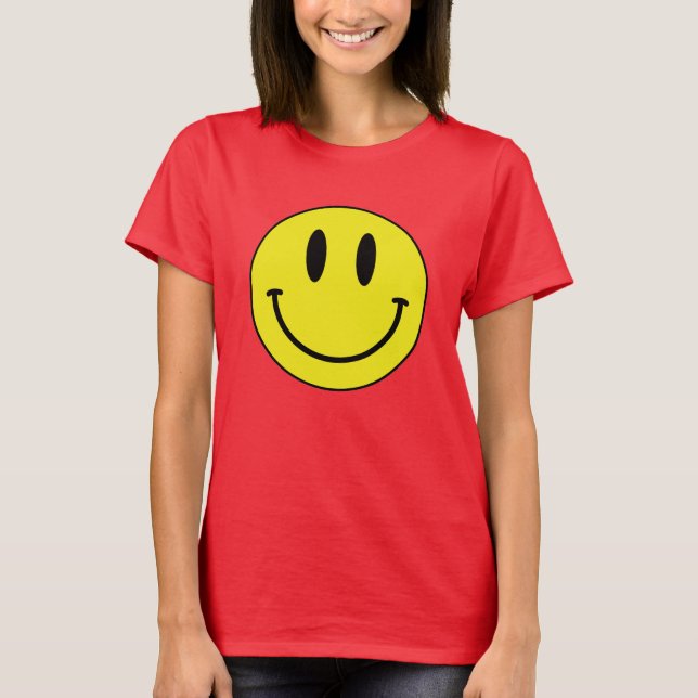 SMILEY HAPPY FACE T - SHIRT (Vorderseite)