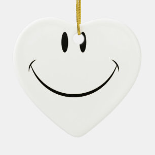 Smiley Keramik Ornament