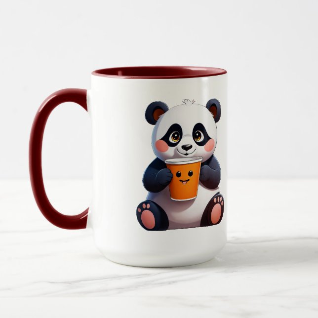Smiley Panda Classic Tasse, 11 oz Tasse (Links)