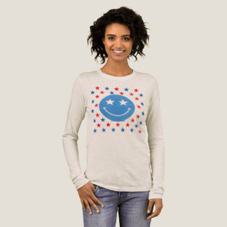 Smiley Star Freiheits-T-Shirt 🌟🇩🇪 Tri-Blend Shirt
