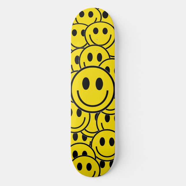 Smilie Face Cruiser Skateboard (Vorderseite)