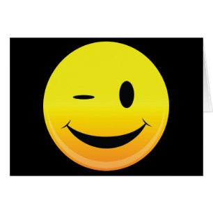 Smilie stellen Wink gegenüber