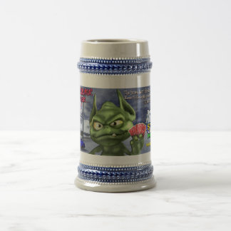Smilin Gobby Bier Stein Bierglas