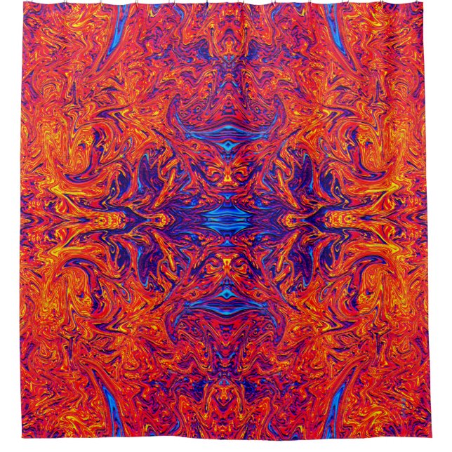 Smilin' Hund.... Duschvorhang (Vorderseite)