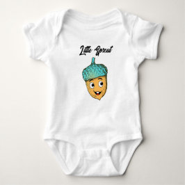 Smiling Acorn Baby Bodysuit T-shirt Baby Strampler