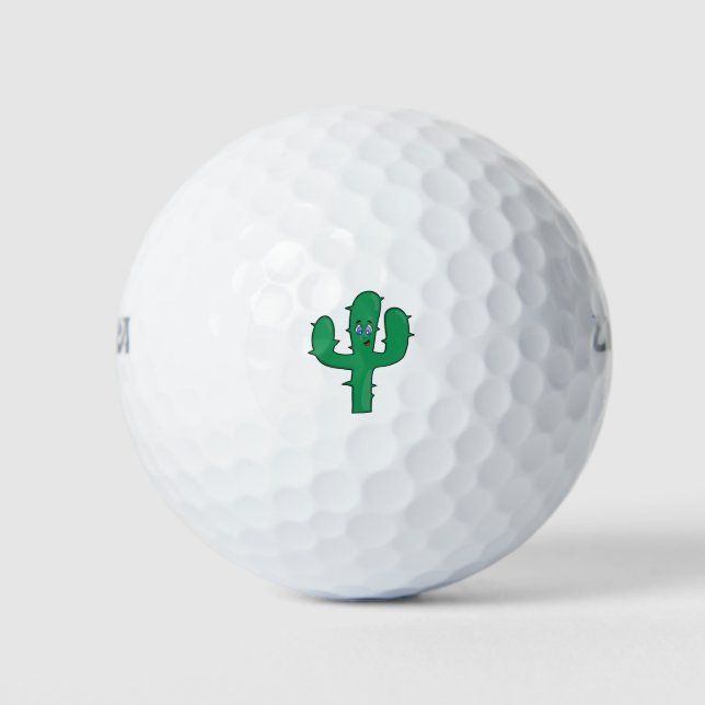 Smiling Cactus Golfball (Vorderseite)