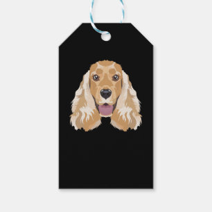 Smiling English Cocker Spaniel Geschenkanhänger