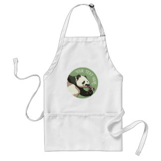 Smiling Panda & Kirschblüten-Design mit individuel Schürze