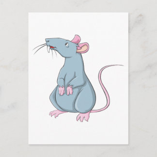 Smiling Rat Postkarte